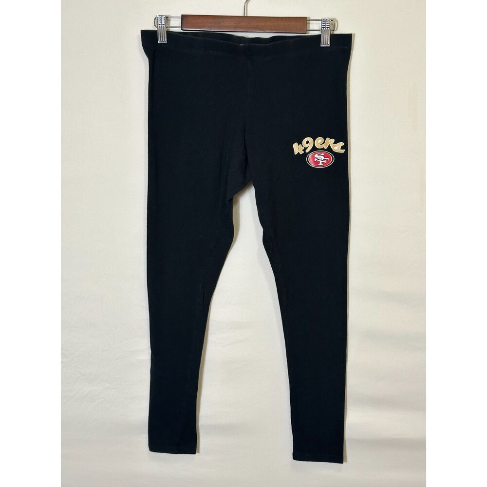 Concepts Sport Women's San Francisco 49ers Fraction Lounge Leggings Size M Black